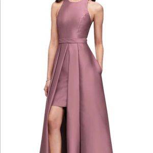 David's Bridal Mikado Bridesmaid Dress